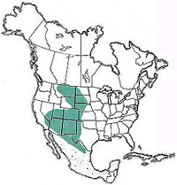 geographic range map